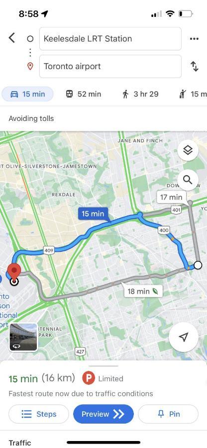 2B With Parking, 10Km To Toronto Downtown Hotel Luaran gambar